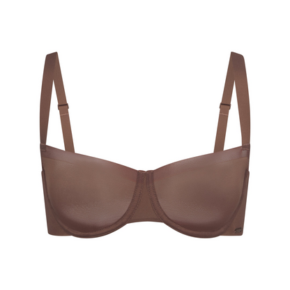 No Show Unlined Balconette Bra