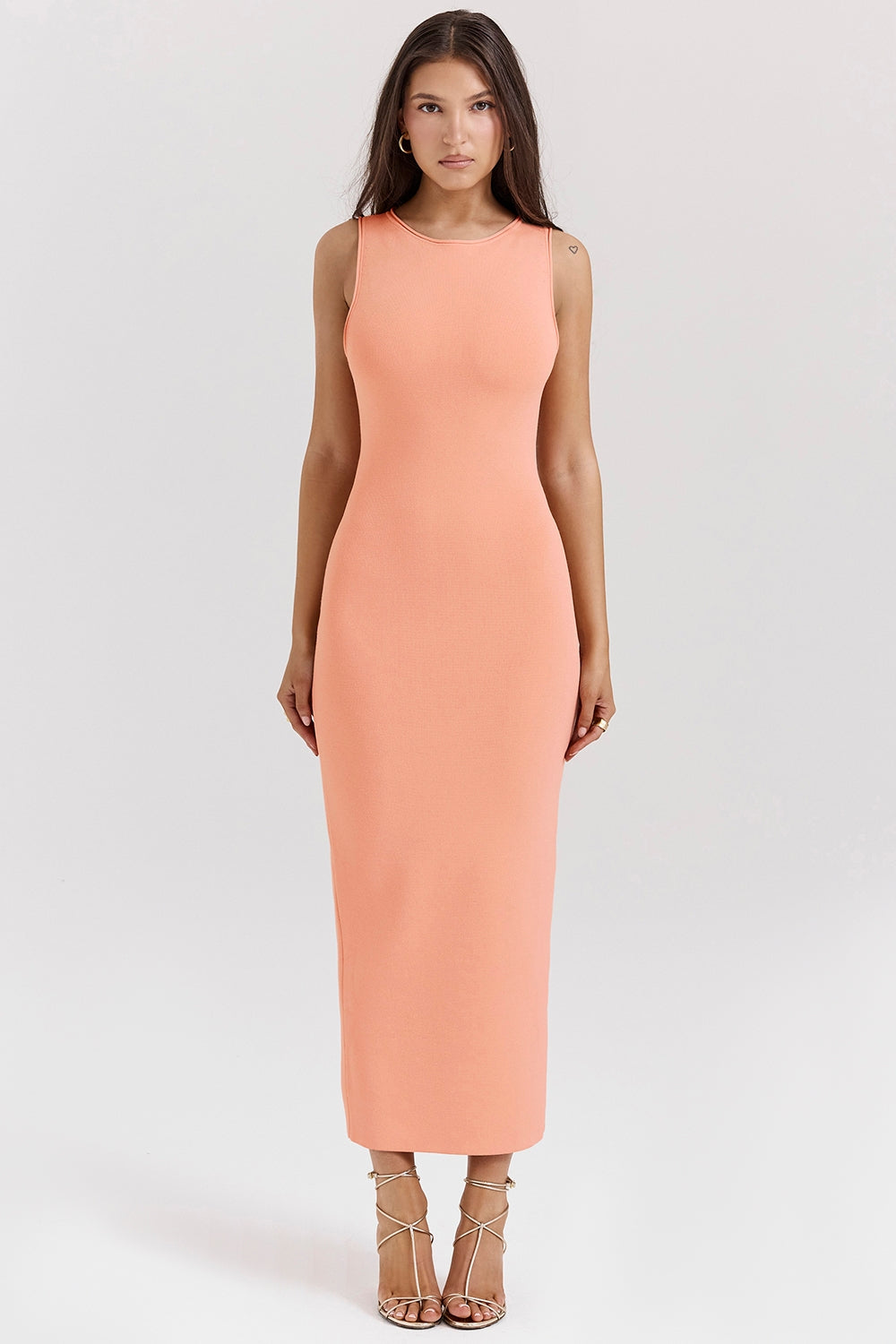 Sorbet knit maxi dress