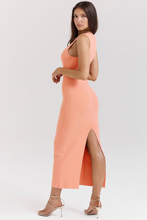Sorbet knit maxi dress