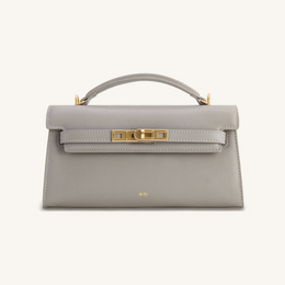 Noor Top Handle Bag - Elephant Gray