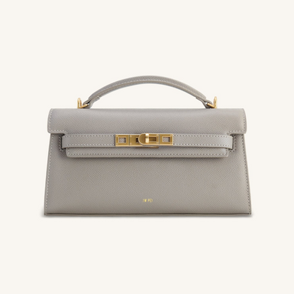 Noor Top Handle Bag - Elephant Gray