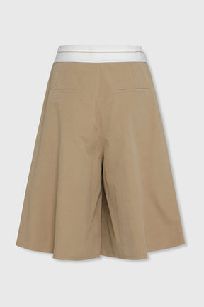 INSIDE OUT WAIST PLEATED CULOTTES