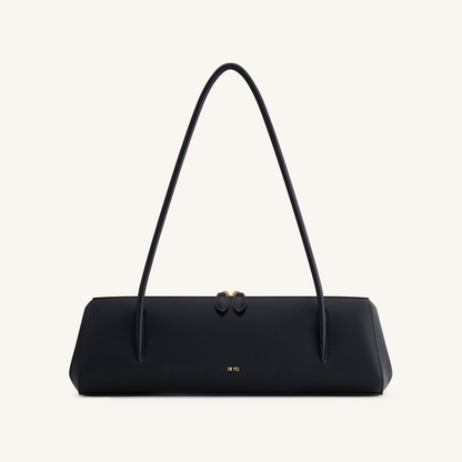 Nova Minimalist Shoulder Bag - Jet Black