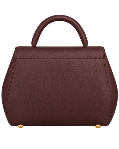 [AI-GENERATED:BACK] Numéro Un Nano Edition Textured Burgundy — Rear View