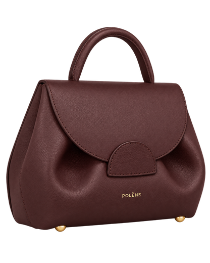[AI-GENERATED:SIDE] Numéro Un Nano Edition Textured Burgundy — Side Profile