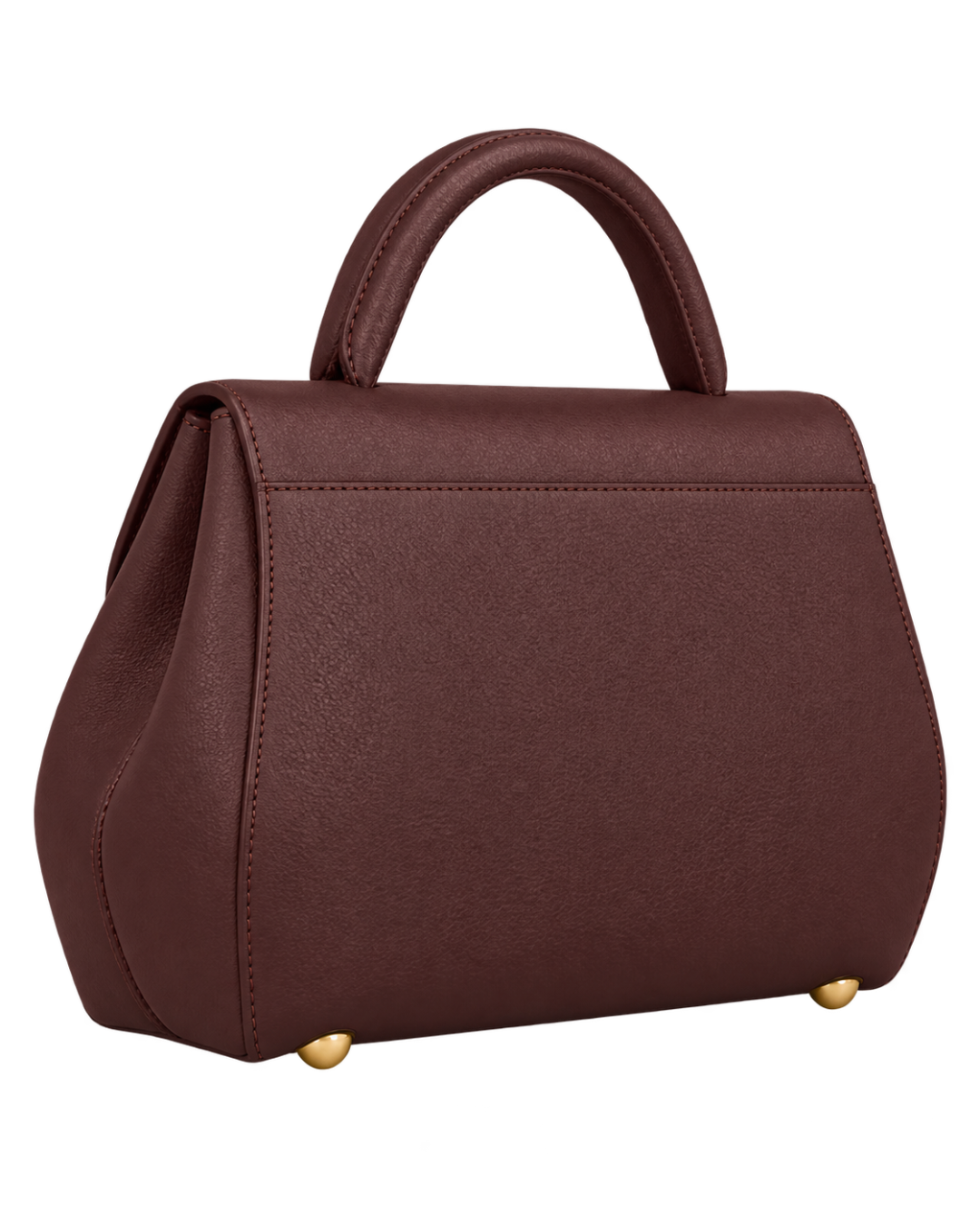 [AI-GENERATED:THREE_QUARTER_BACK] Numéro Un Nano Edition Textured Burgundy — Three-Quarter Rear