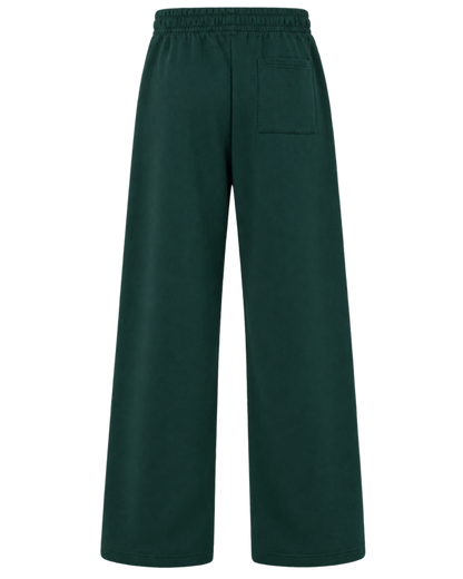 NY Crest Embroidered Wide Sweatpant - Forest