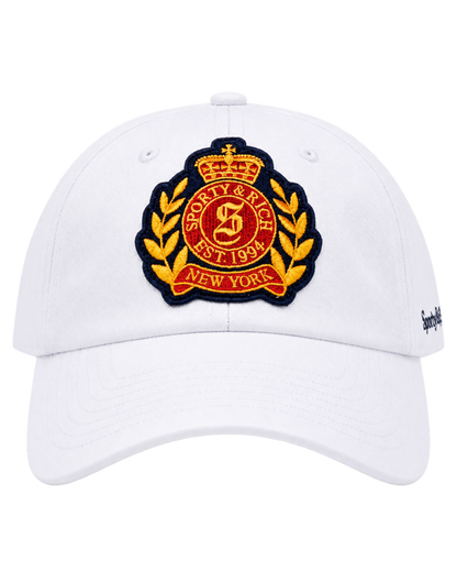 NY Crest Hat - White