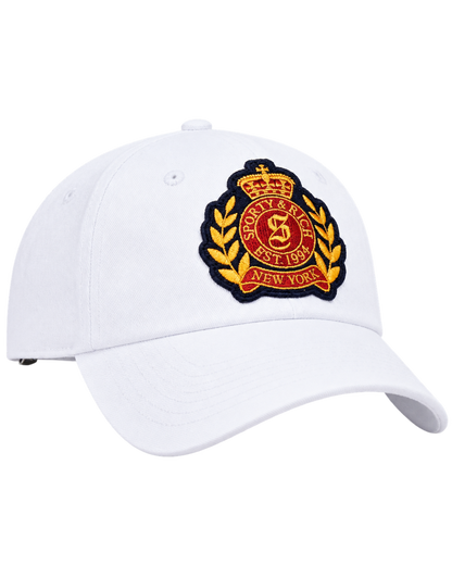 NY Crest Hat - White