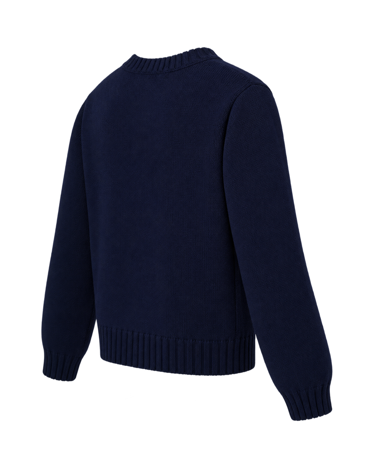 NY Crest Knitted Sweater - Navy