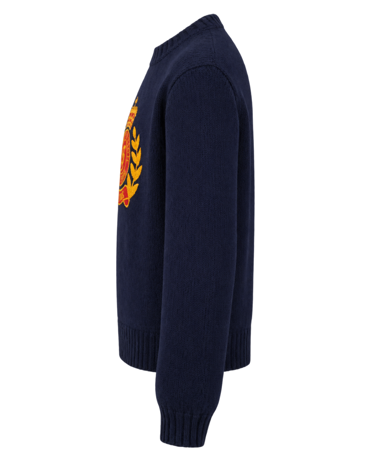NY Crest Knitted Sweater - Navy