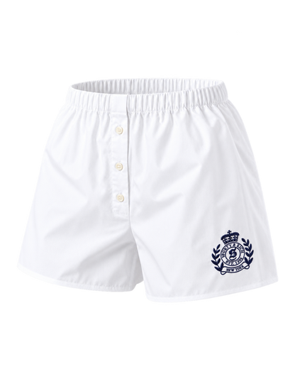 NY Crest Mini Boxer - White/Navy