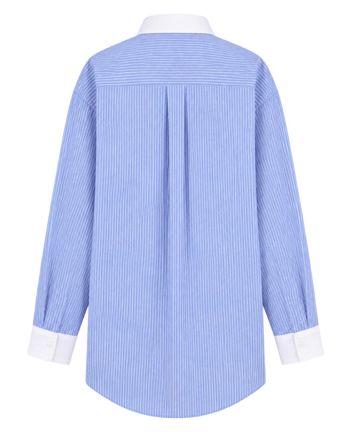 NY Crest Oversized Shirt - Navy Stripe