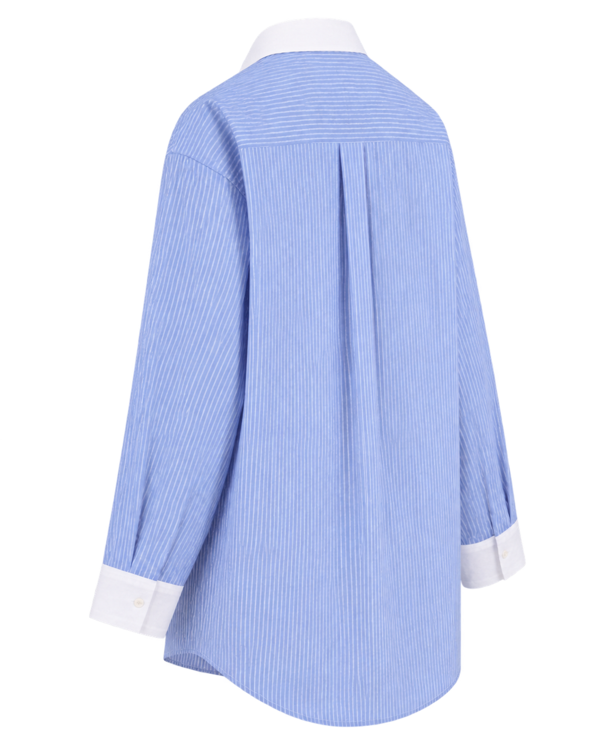 NY Crest Oversized Shirt - Navy Stripe