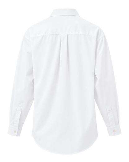 NY Crest Oversized Shirt - White/Navy