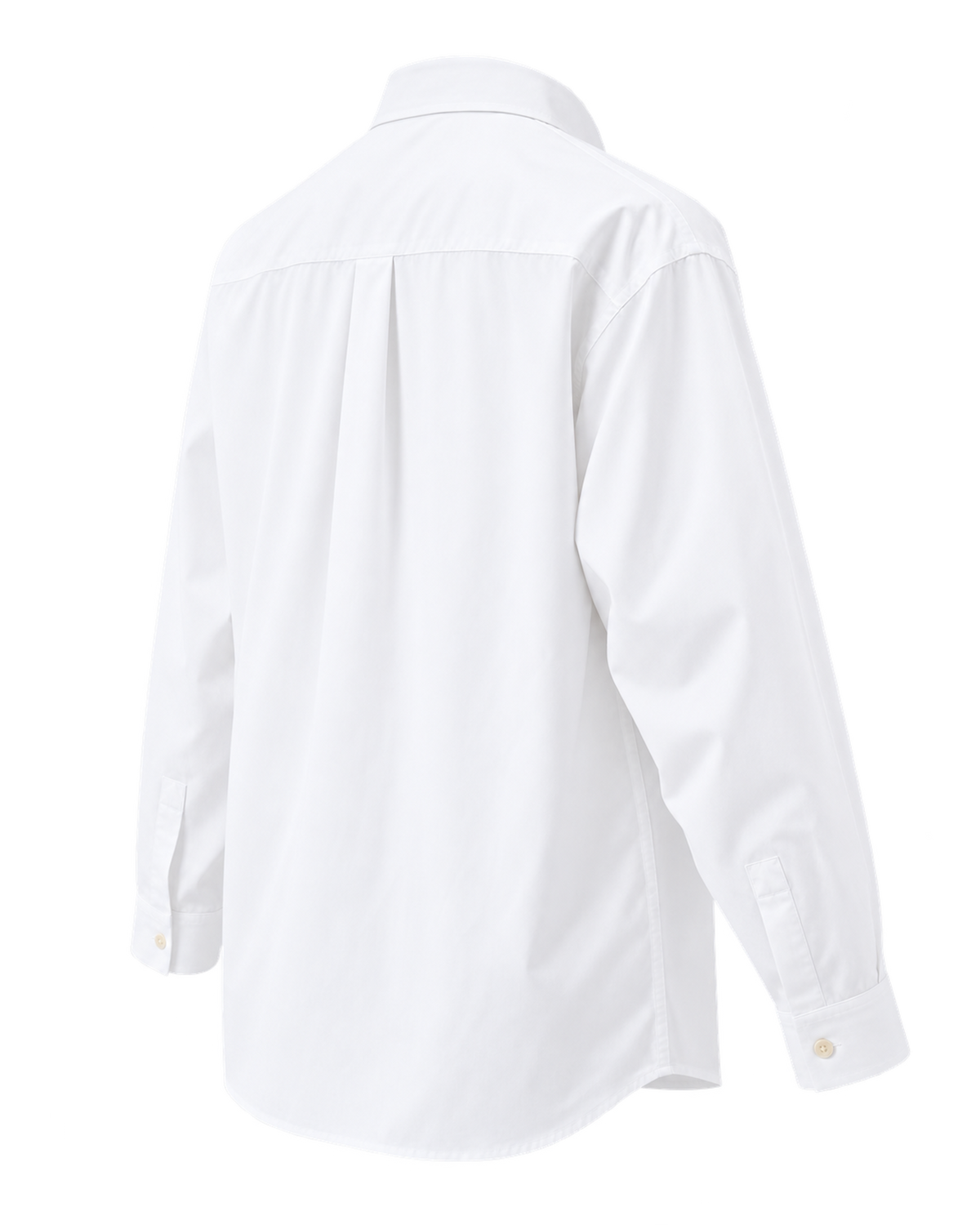 NY Crest Oversized Shirt - White/Navy