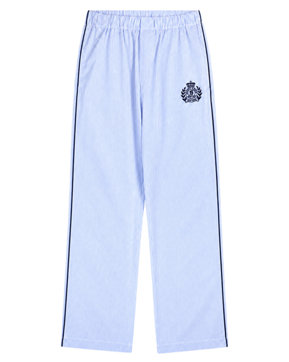 NY Crest Pyjama Pants - Blue Stripe