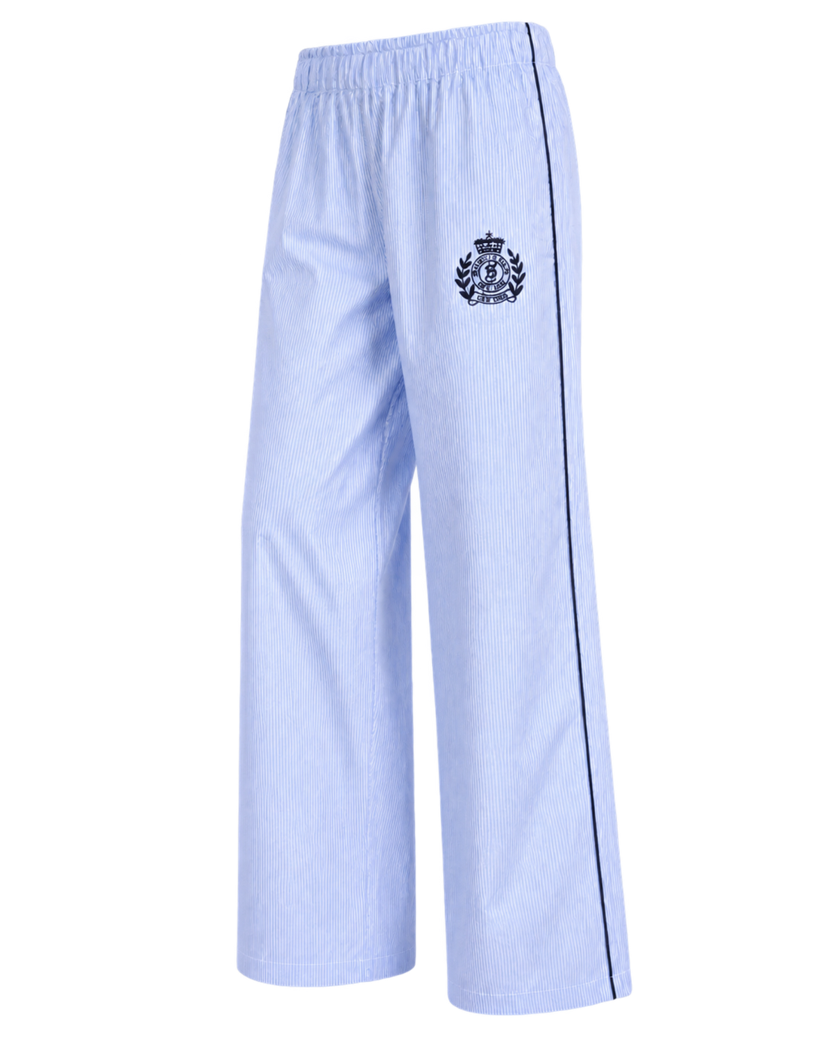 NY Crest Pyjama Pants - Blue Stripe