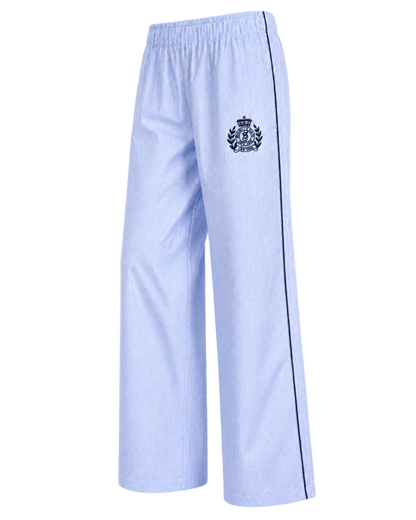 NY Crest Pyjama Pants - Blue Stripe