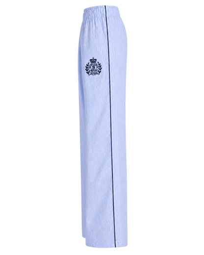 NY Crest Pyjama Pants - Blue Stripe