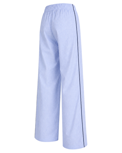 NY Crest Pyjama Pants - Blue Stripe