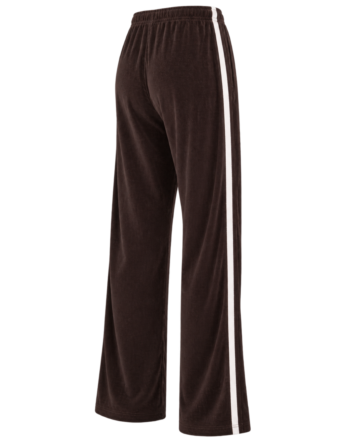 NY Crest Velour Sweatpant - Chocolate/Ecru