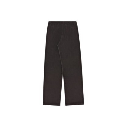 NY Crest Velour Sweatpant - Chocolate/Ecru