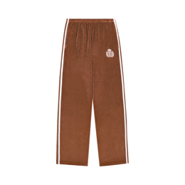 NY Crest Velour Sweatpant - Tobacco/Ecru
