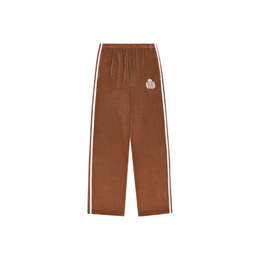 NY Crest Velour Sweatpant - Tobacco/Ecru