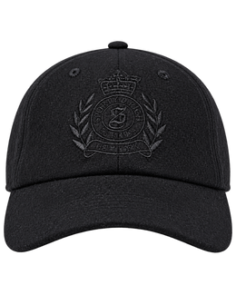NY Crest Wool Hat - Black