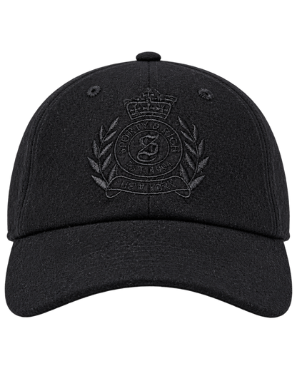 NY Crest Wool Hat - Black