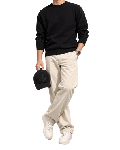 NY Crest Wool Hat - Black