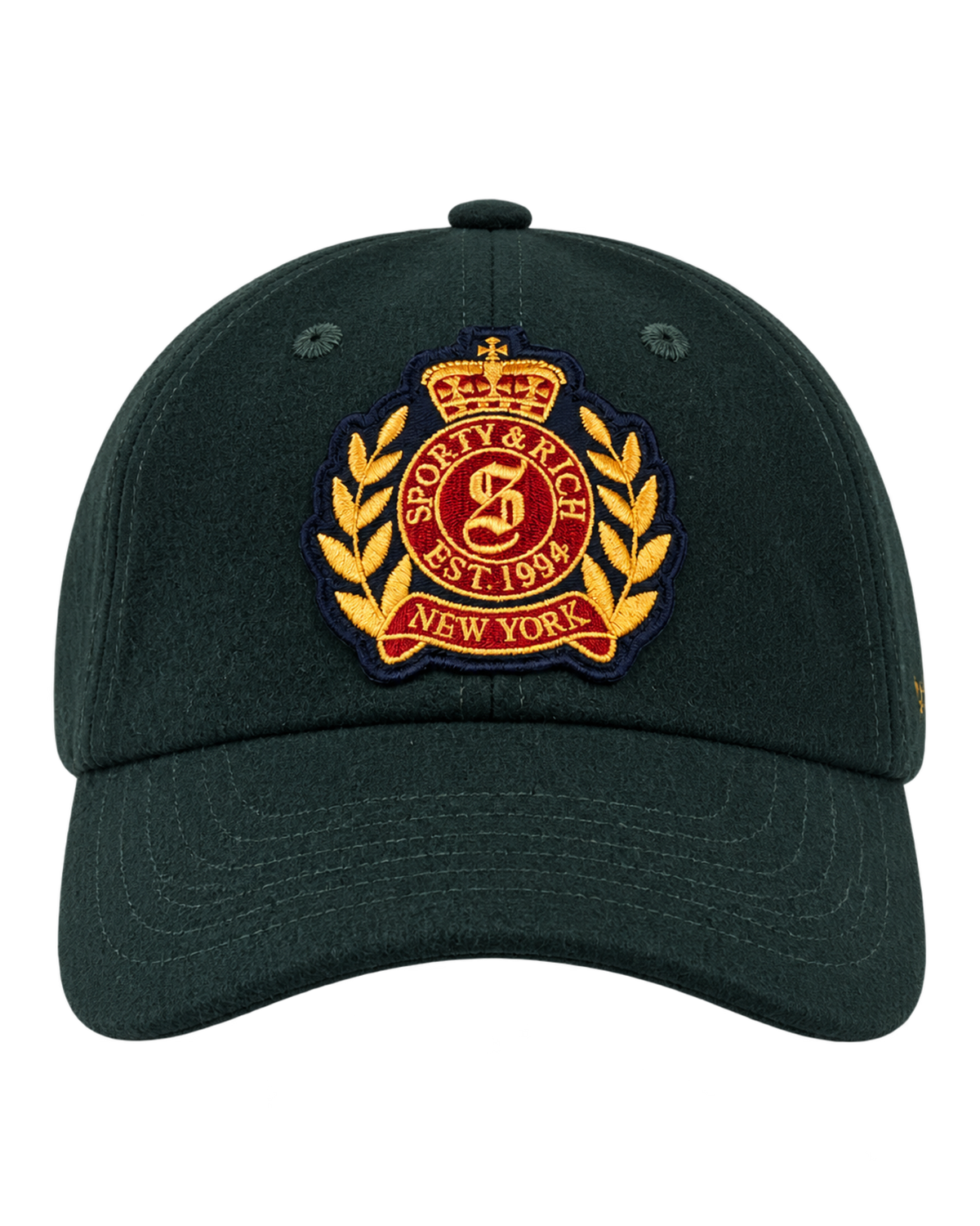 NY Crest Wool Hat - Forest