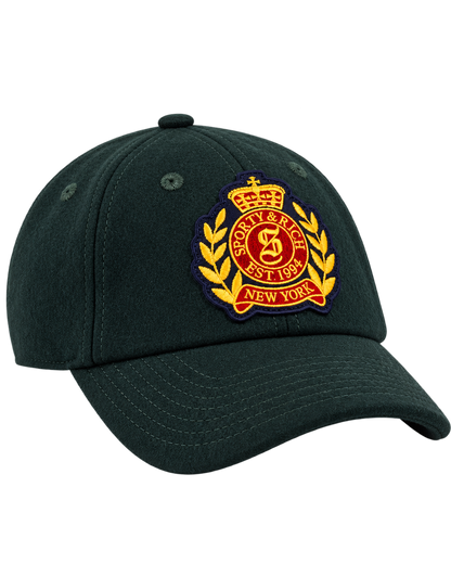 NY Crest Wool Hat - Forest