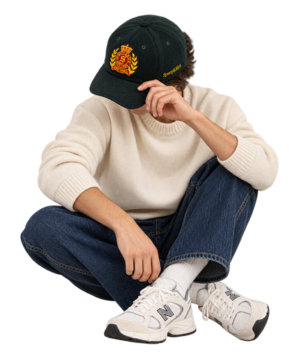NY Crest Wool Hat - Forest