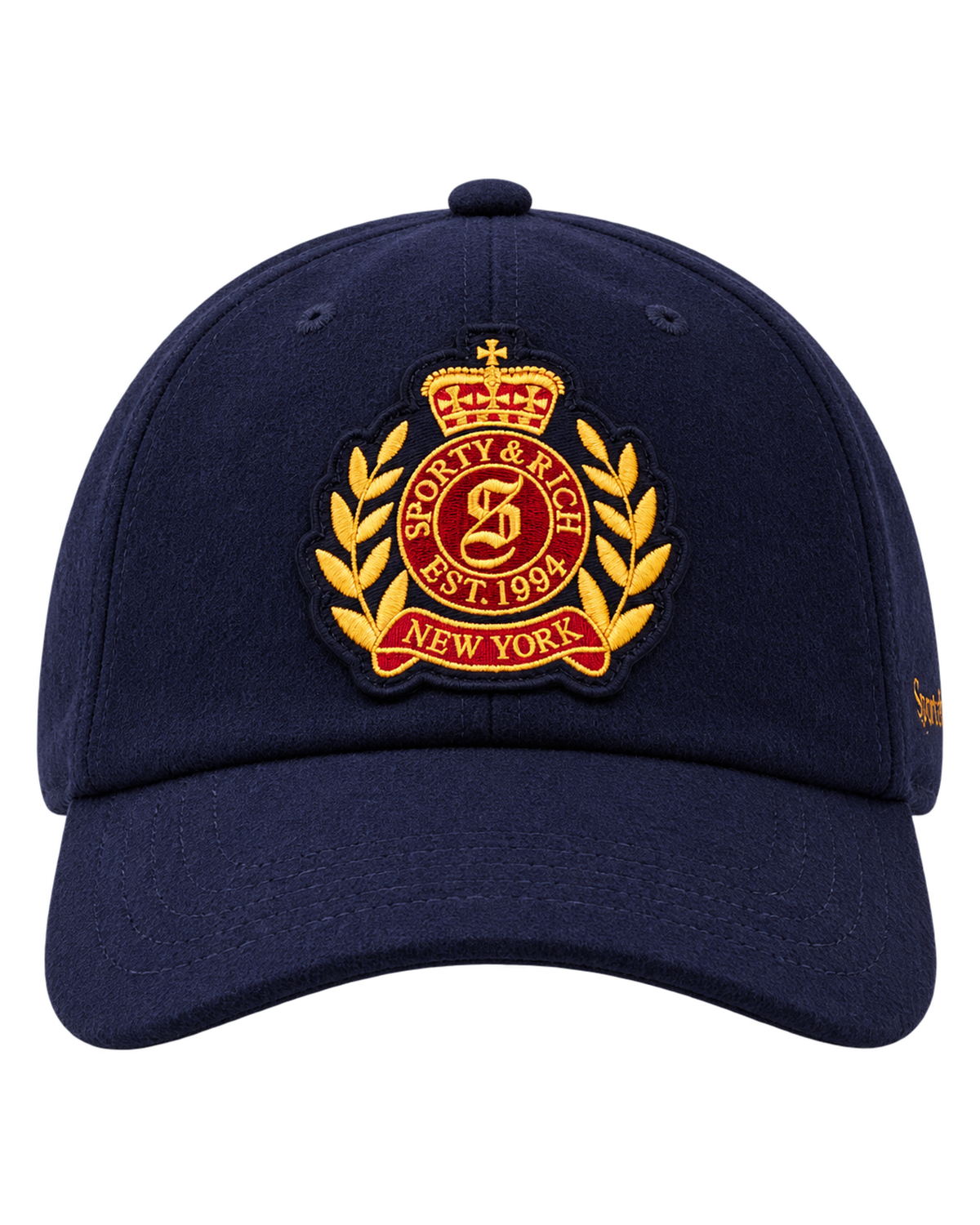 NY Crest Wool Hat - Navy
