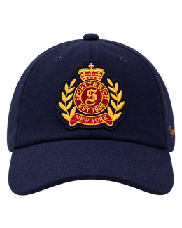 NY Crest Wool Hat - Navy