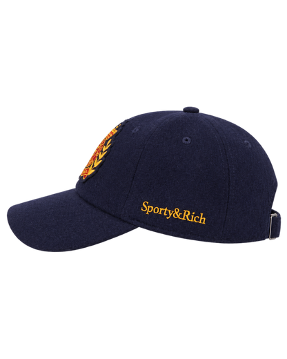 NY Crest Wool Hat - Navy