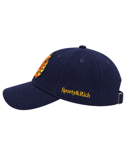 NY Crest Wool Hat - Navy