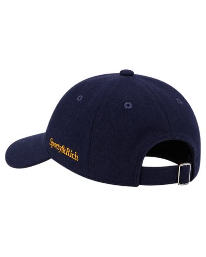 NY Crest Wool Hat - Navy