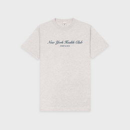 NY Health Club T-Shirt - Heather Gray/Navy