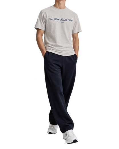 NY Health Club T-Shirt - Heather Gray/Navy
