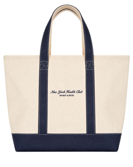 NY Health Club Tote Bag - Natural/Navy