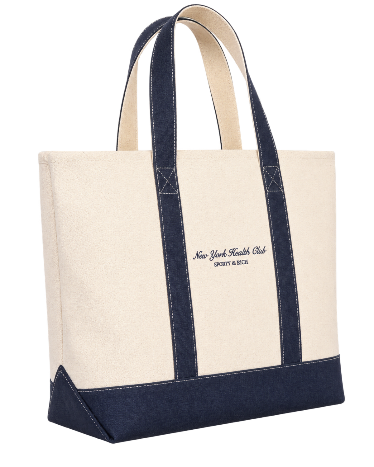 NY Health Club Tote Bag - Natural/Navy