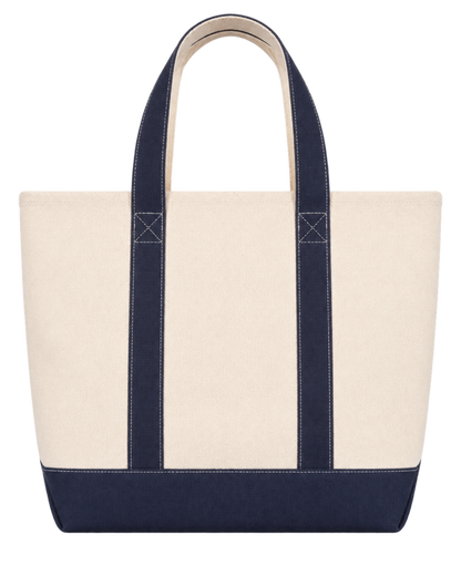 NY Health Club Tote Bag - Natural/Navy