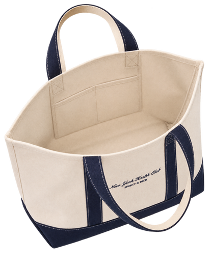 NY Health Club Tote Bag - Natural/Navy