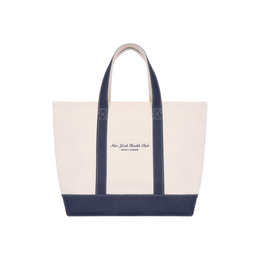 NY Health Club Tote Bag - Natural/Navy