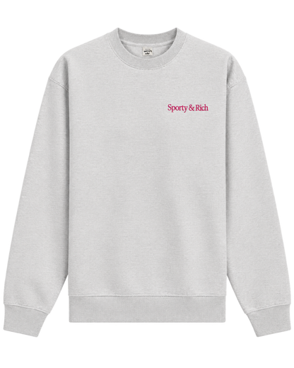 NY Motion Crewneck - Heather Gray/Berry/Azure