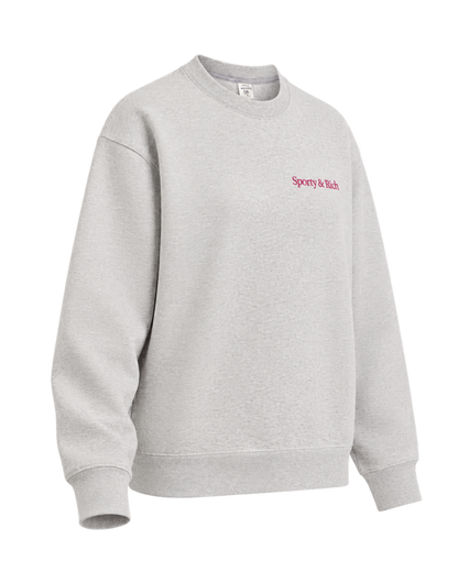 NY Motion Crewneck - Heather Gray/Berry/Azure