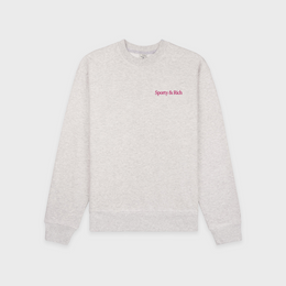 NY Motion Crewneck - Heather Gray/Berry/Azure